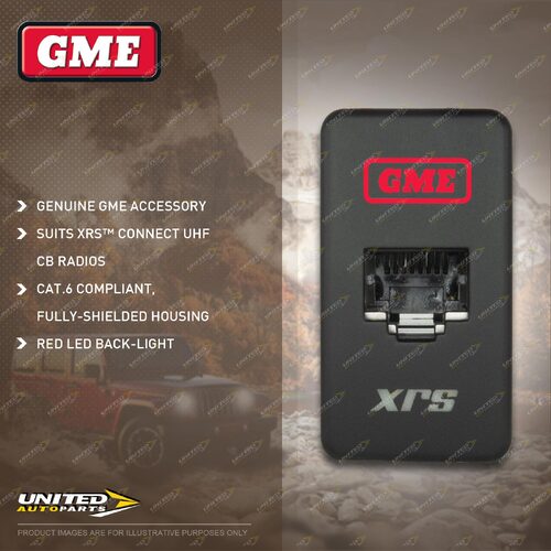 GME RJ45 Pass-Through Adaptor - Type 4 Red Suit XRS Connect UHF CB Radios