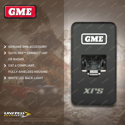 GME RJ45 Pass-Through Adaptor - Type 4 White Suit XRS Connect UHF CB Radios