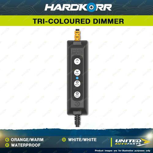 Hardkorr Push Button Tri Colour Dimmer For Orange/White Led Camp Lights