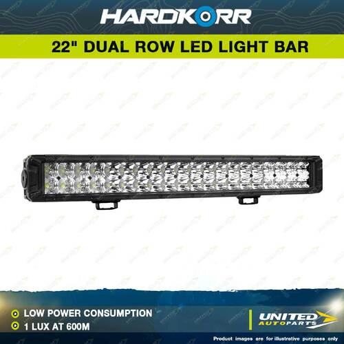 Hardkorr Lifestyle 22" Dual Row LED Light Bar IP67 Waterproof Caravan Camping