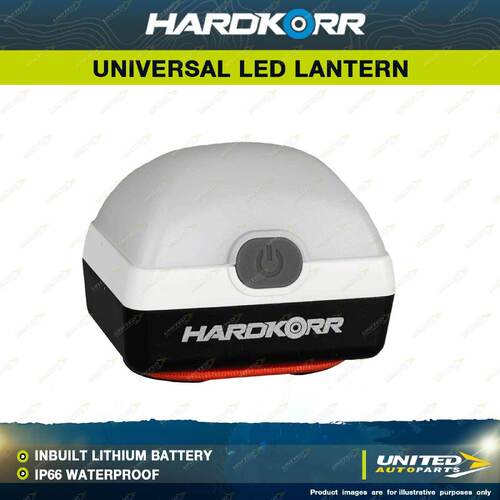 Hardkorr Dual Colour Universal LED Lantern with Inbuilt Lithium Battery