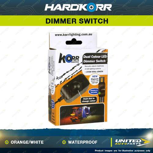 Hardkorr Rotary Dimmer Switch for Orange and White LED Camp Lights