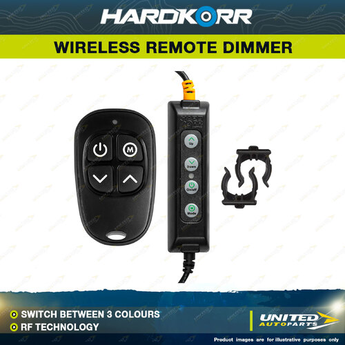 Hardkorr Wireless Remote Tri-Colour Dimmer - Remote Control Range 40M