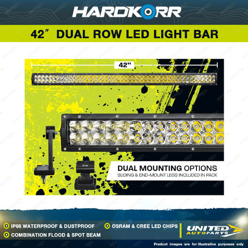 Hardkorr XD-GEN4 42" Dual Row LED Light Bar - IP68 Waterproof & Dustproof