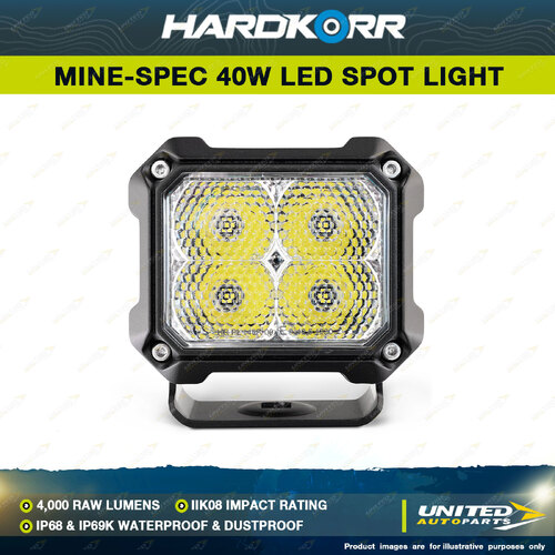 Hardkorr XDW Series Mine-Spec 40W LED Spot Light - 4000 Raw Lumens