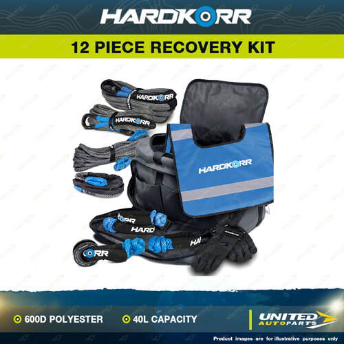 Hardkorr 12 Piece Recovery Kit - Material Durable 600D Polyester Fabric