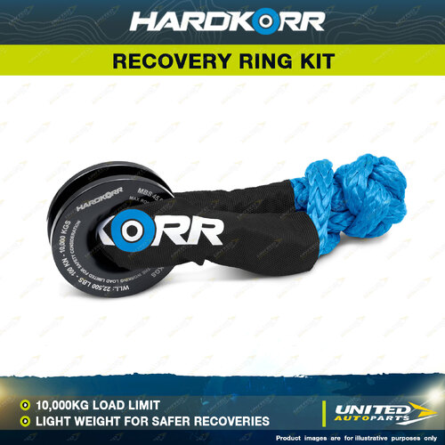 Hardkorr Recovery Ring Kit 10000kg Load Limit Light Weight for Safer Recoveries