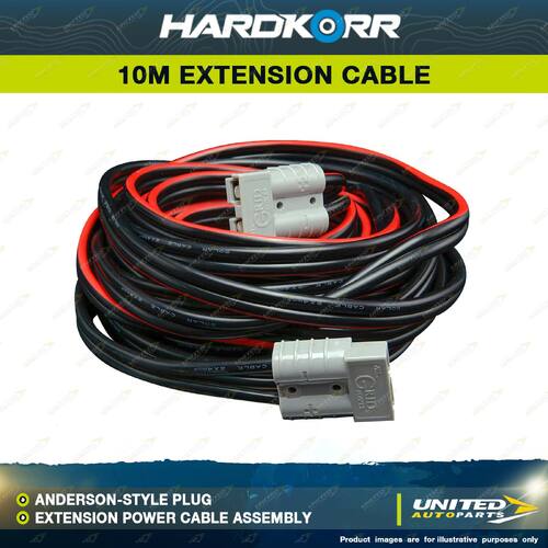 Hardkorr 10m 50A Heavy Duty Current Anderson Style Plug Extension Cable 12AWG