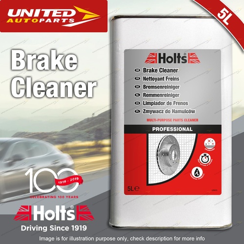 Holts Brake Cleaner 5L Multi Purpose Parts Cleaner Fast acting and drying