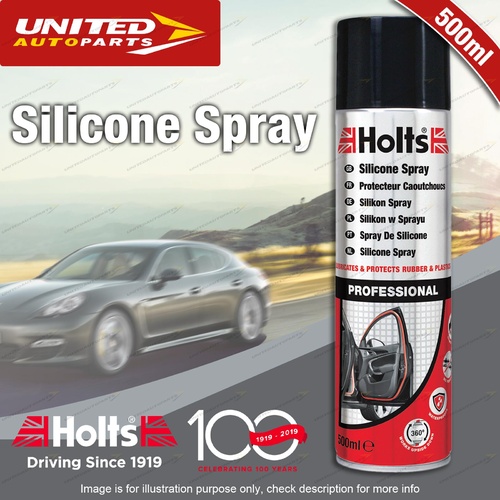 Holts Professional Silicon Spray 500ML Lubricates And Protects Rubber Plastics