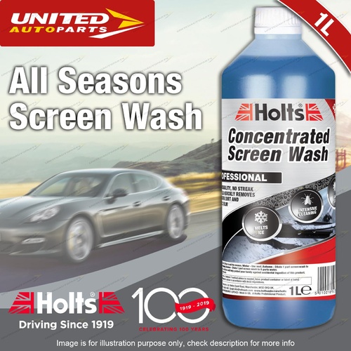 Holts All Seasons Concentrated Screen Wash 1L Melts ice Anti glare