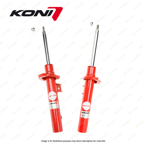 2x Front KONI Special Active Shock Absorbers for BMW X3 F25 X4 F26 Wagon 11-18