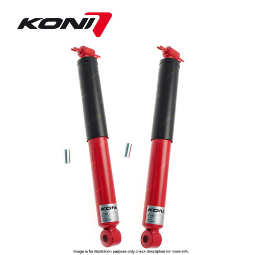 2x Rear KONI Heavy Track Gas Shock Absorbers for Jeep Cherokee XJ Wrangler TJ