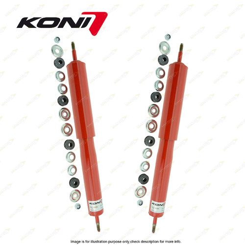 2x Front KONI Heavy Track Gas Shocks for Land Rover Defender County 90 110 130