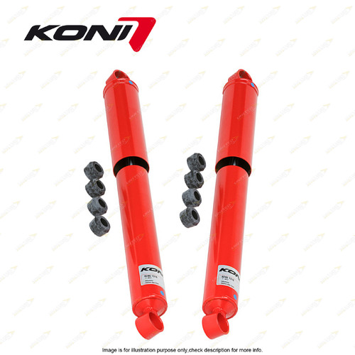 2x Rear KONI Heavy Track Gas Shock Absorbers for Mitsubishi Triton MQ MR 15-On