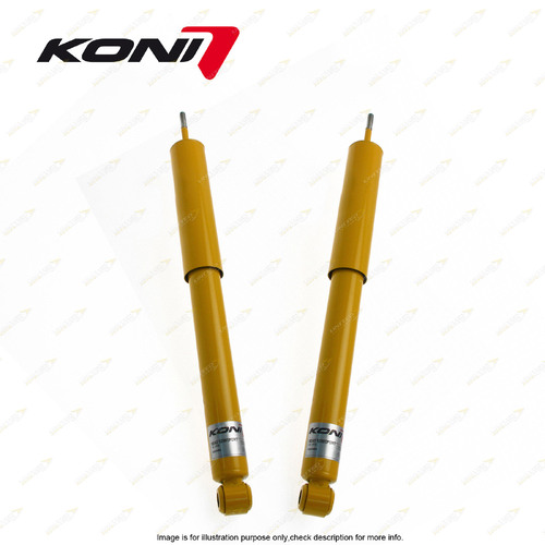 2x Rear KONI Heavy Track Gas Shock Absorbers for Ssangyong Rexton Y200 03-07