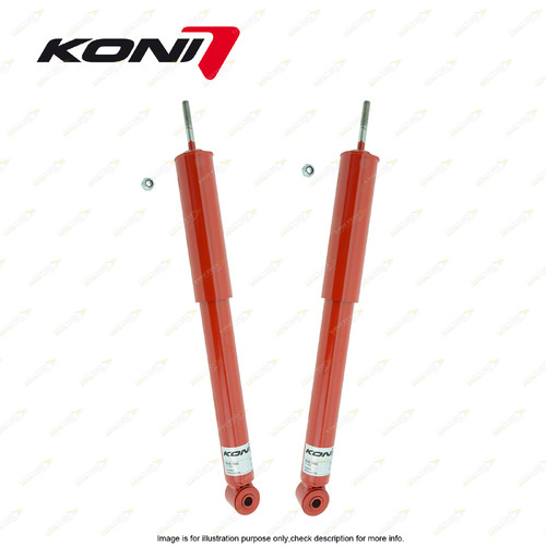 2x Rear KONI Heavy Track Gas Shock Absorbers for Ssangyong Rexton Y200 06-13