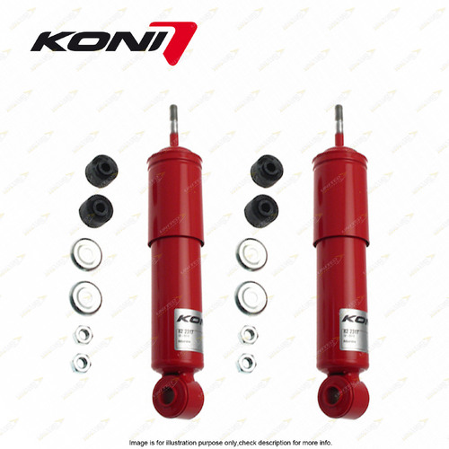 2x Front KONI Heavy Track Shocks for Toyota Hilux KZN LN RZN RVZN VZN Series