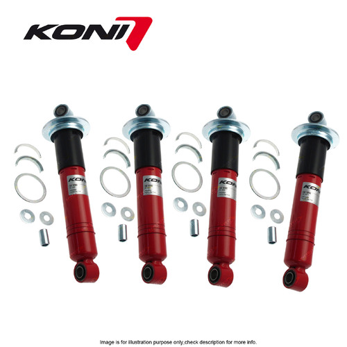 4 x Rear KONI Classic Adjustable Shock Absorbers for Jaguar XJ 6 XJ 12 XJ-S 12