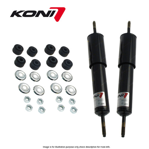 2 x Rear KONI Classic Adjustable Shock Absorbers for Fiat 500 500 D