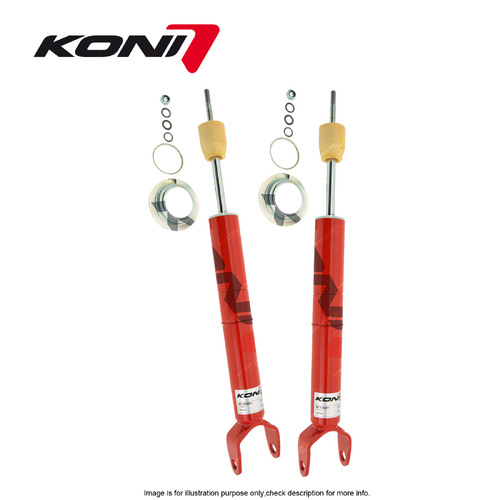 2 x Front KONI Classic Adjustable Shock Absorbers for Ford Falcon BA BF XR6 XR8