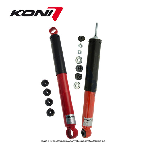 2 x Rear KONI Heavy Track Adj Shock Absorbers for Toyota Landcruiser LJ RJ 70 73