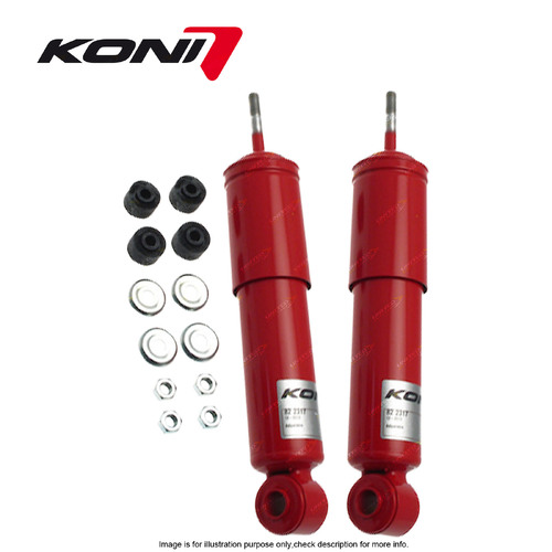 2 x Front KONI Heavy Track Adj Shocks for Toyota 4 Runner Hi-Lux RN110 LN111