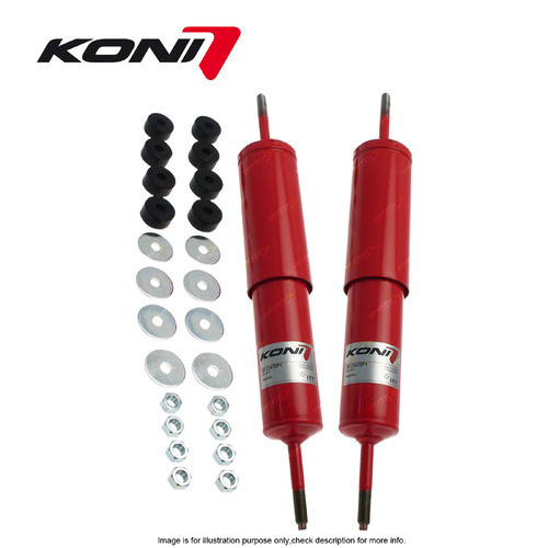 2 Front KONI Heavy Track Adj Shock Absorbers for Nissan Patrol GR GQ Y60 GU Y61