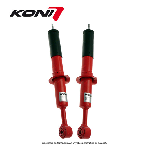 2 x Front KONI Heavy Track Adj Shocks for Toyota Landcruiser Prado 120 125 150