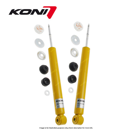 2 x Rear KONI Sport Adjustable Shock Absorbers for Renault Clio 2 1998-2012