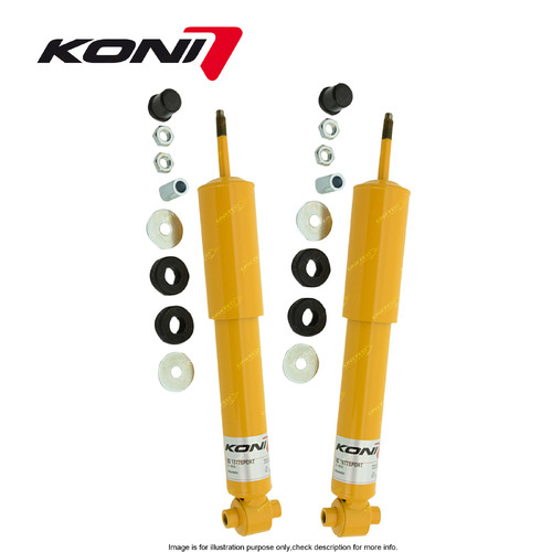 2 x Front KONI Sport Adjustable Shock Absorbers for Fiat 124 Coupe Spider 2000