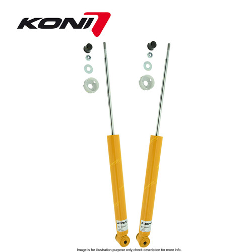 2 x Rear KONI Sport Adjustable Shock Absorbers for BMW 3-Series E46 Sedan 98-05