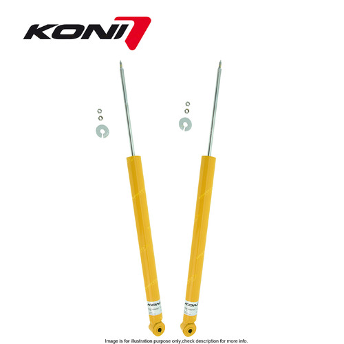 2 x Rear KONI Sport Adjustable Shock Absorbers for Volvo S40 V40 01.12-18