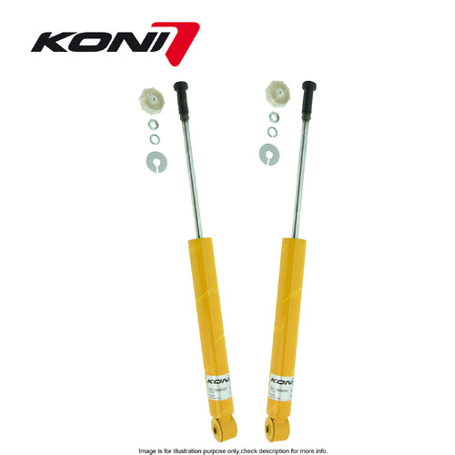 2 x Rear KONI Sport Adjustable Shock Absorbers for Ford Europe Focus II RS