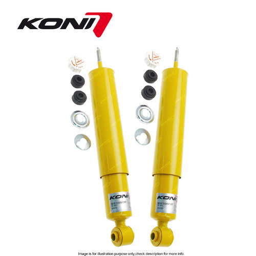 2 x Rear KONI Sport Adjustable Shock Absorbers for Holden Calibra YE Coupe 90-96