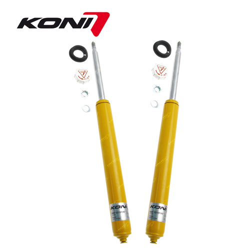 2 x Rear KONI Sport Adjustable Shock Absorbers for Toyota MR2 Silver 2.0 TC