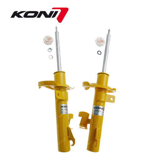 2 x Front KONI Sport Adjustable Shock Absorbers for Ford Focus 2004-2011