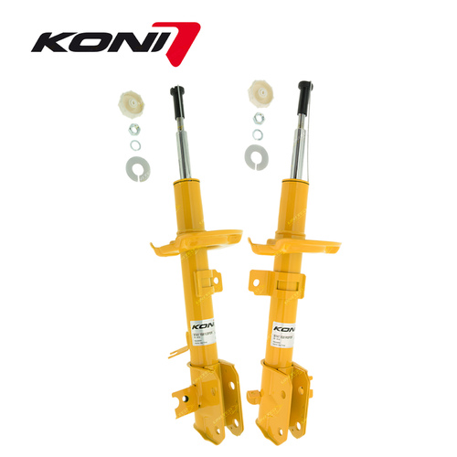 2 x Front KONI Sport Adjustable Shock Absorbers for Suzuki Swift III 10-17