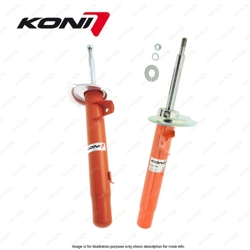 2 x Front KONI STR.T Gas-charged Shock Absorbers for BMW 3 Series E46 1998-2005