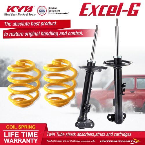 Front KYB EXCEL-G Shock Absorbers Super Low King Springs for BMW 318i iS Ti E36