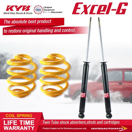 Rear KYB EXCEL-G Shock Absorbers Super Low King Springs for BMW 318i iS 320i E36