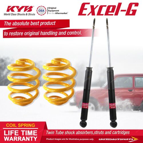 Rear KYB EXCEL-G Shock Absorbers Super Low King Springs for BMW 318Ti E36 I4