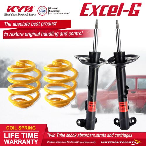 Front KYB EXCEL-G Shock Absorbers Super Low King Springs for BMW 320 323 325 E36