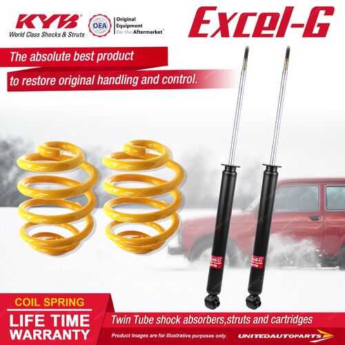 Rear KYB EXCEL-G Shock Absorbers Super Low King Springs for BMW 323 328Ci i E46