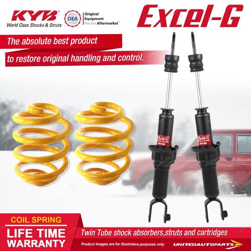 Rear KYB EXCEL-G Shock Absorbers Super Low King Springs for HONDA Civic EJ EK