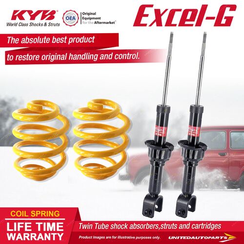 Rear KYB EXCEL-G Shock Absorbers Super Low King Springs for HONDA Integra DC2 4