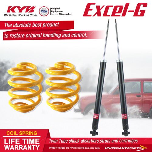 Rear KYB EXCEL-G Shock Absorbers Super Low King Springs for MAZDA 3 BK 2.0 2.2