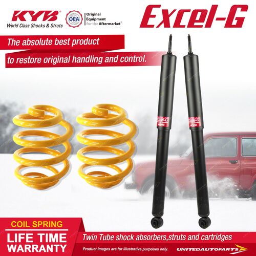 Rear KYB EXCEL-G Shock Absorbers Super Low King Springs for MAZDA RX7 I II III