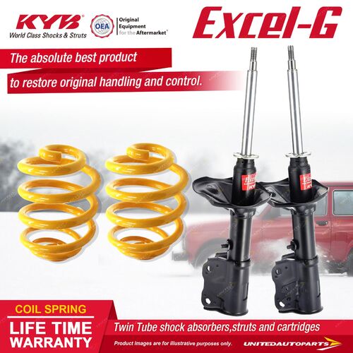 Fr KYB EXCEL-G Shock Absorbers Super Low King Springs for MITSUBISHI Lancer CC