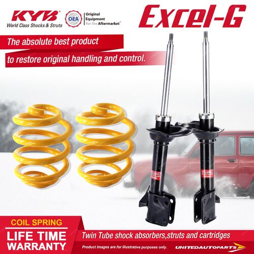 Rear KYB EXCEL-G Shock Absorbers Super Low King Springs for Impreza GD9 GDA GDE